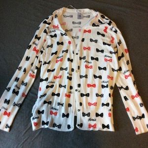 Authentic Disney parks Minnie Mouse cardigan